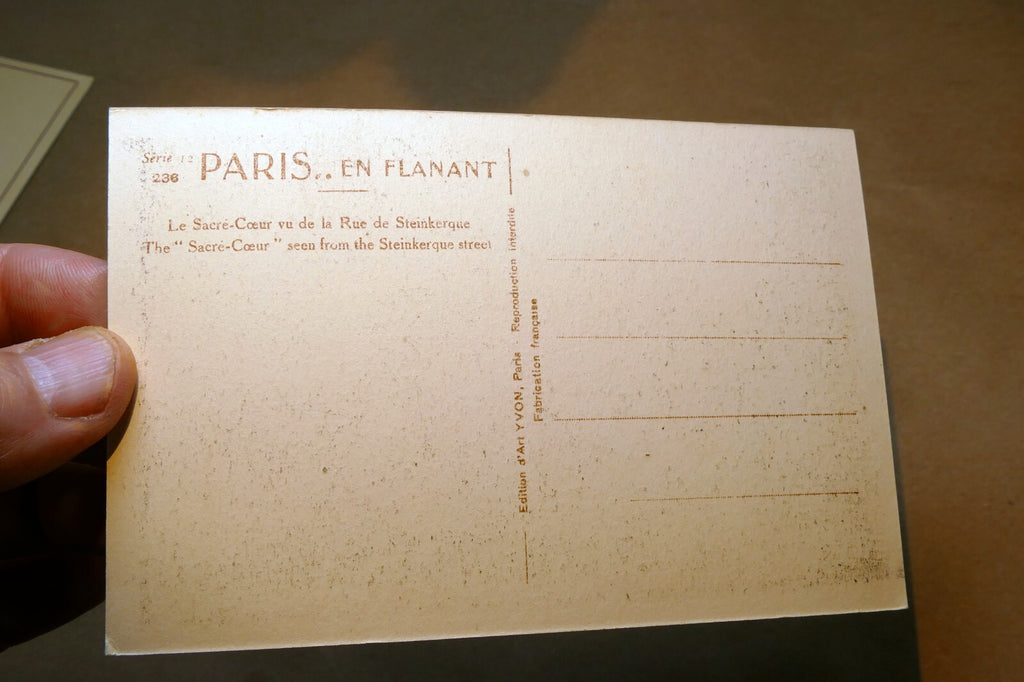 Paris  France  Les Jolis Coins Unposted Postcard Notre-Dame Sacre-Coeur 1920's