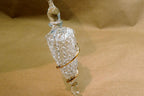 Christmas  Silvestri crystal icicle glass gold  4.5" hanging ornament