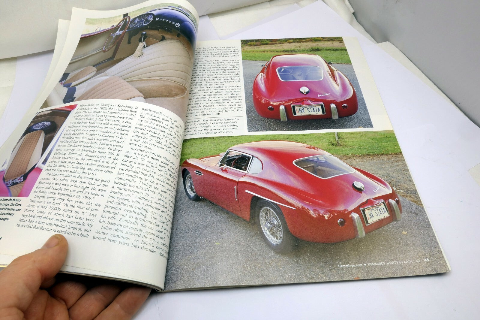 Hemmings Sport & Exotic Car Magazine may 2016 Juaguar's Mighty V-12 engine