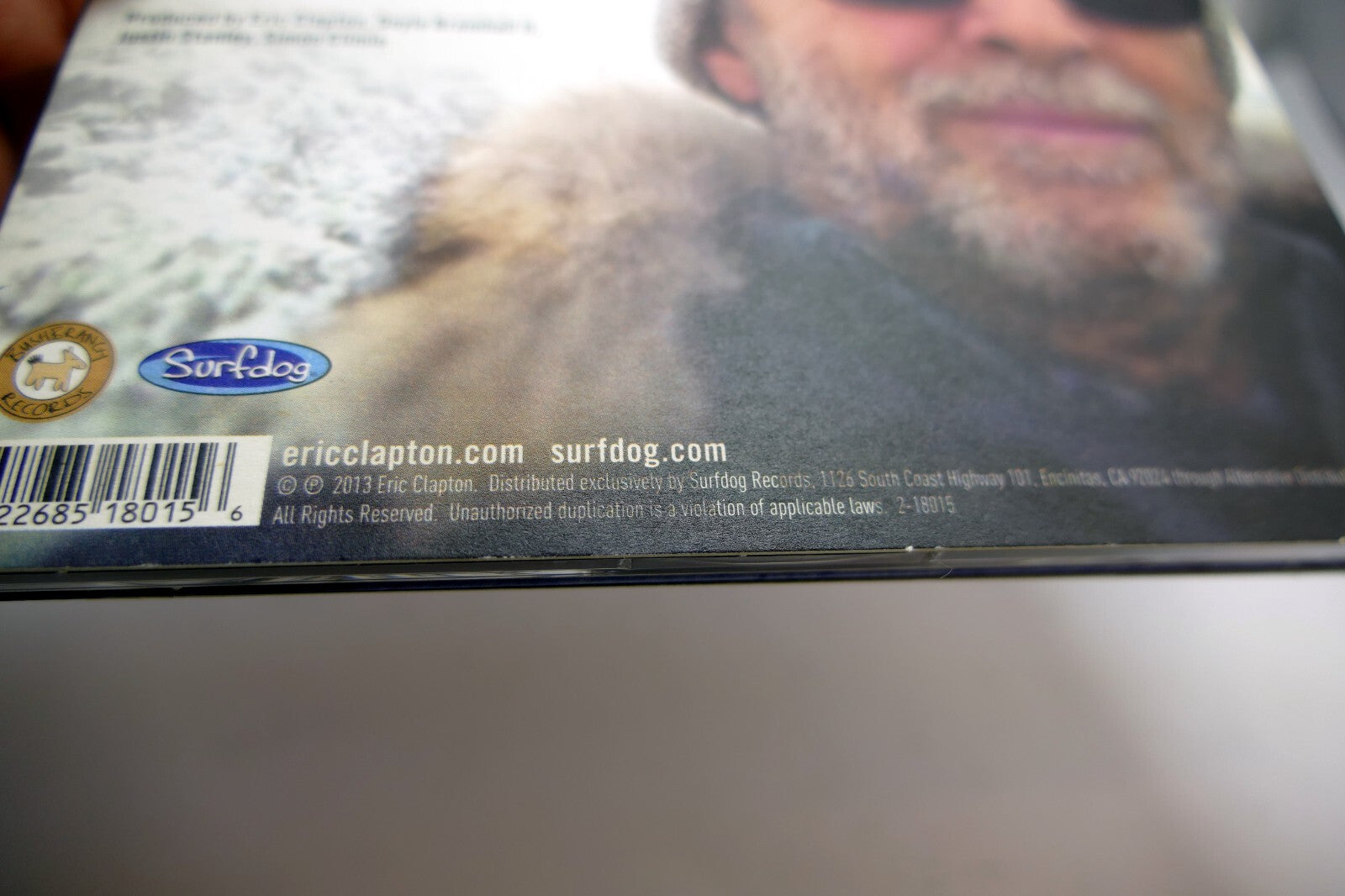 Old Sock [CD] Eric Clapton  near mint condityion 2013 Surdog Records