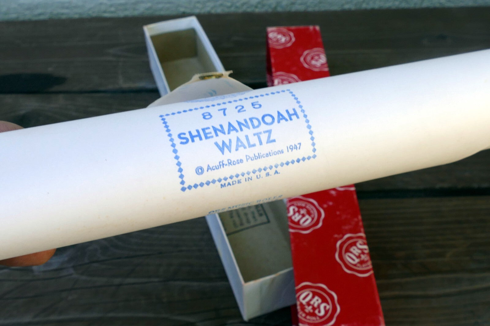 QRS Word Roll 8725 Shenandoah Waltz  Piano