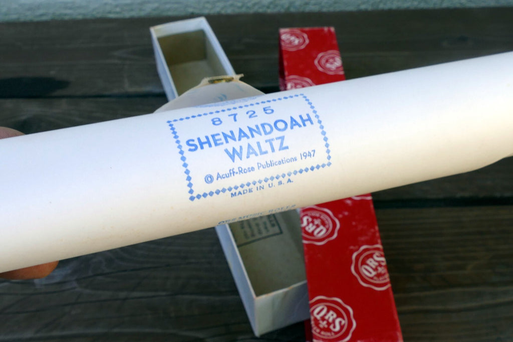 QRS Word Roll 8725 Shenandoah Waltz  Piano
