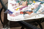 Coit Tower San Francisco Watercolor Print Signed Cecile Johnson California USA