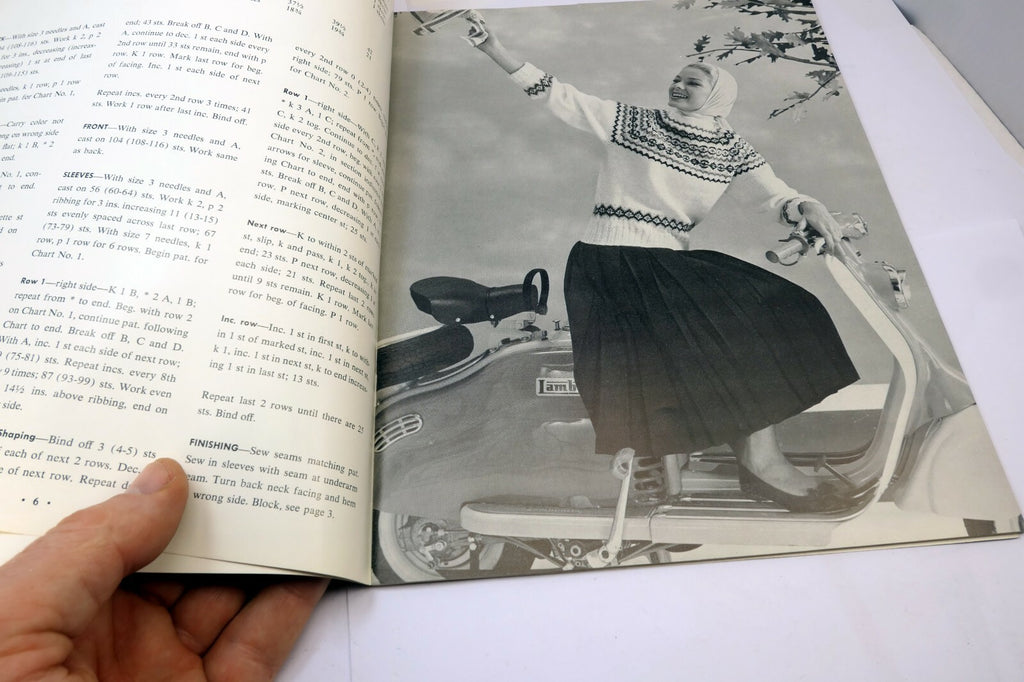 College Knits for MEN and WOMEN Bear Fleisher Yarns Magazine 1958