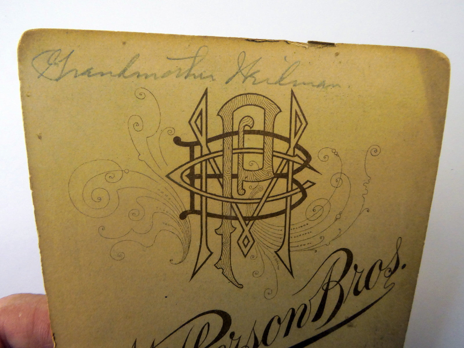 Picture of  Lady ANTIQUE Photograph 6X4" Silver Gel Print McPherson Bros. 1880