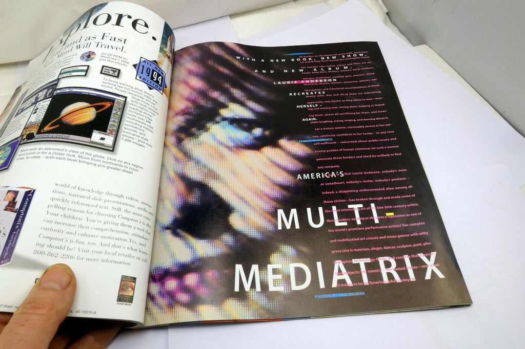 WIRED MAGAZINE March 1994 Laurie Anderson MUDs- sex with FurryMuckers