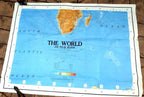 South africa s. atlantic ocean   40x56" extra large map