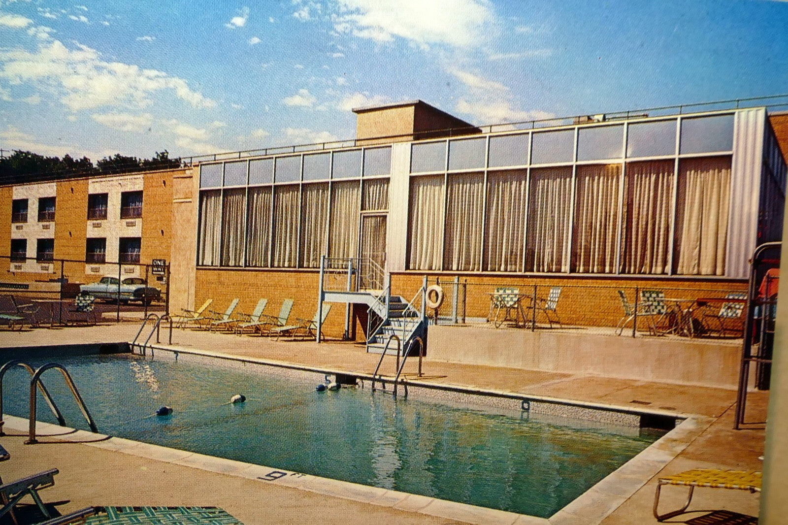 Town & country motor lodge bronx ny aaa 1970's postcard   unposted