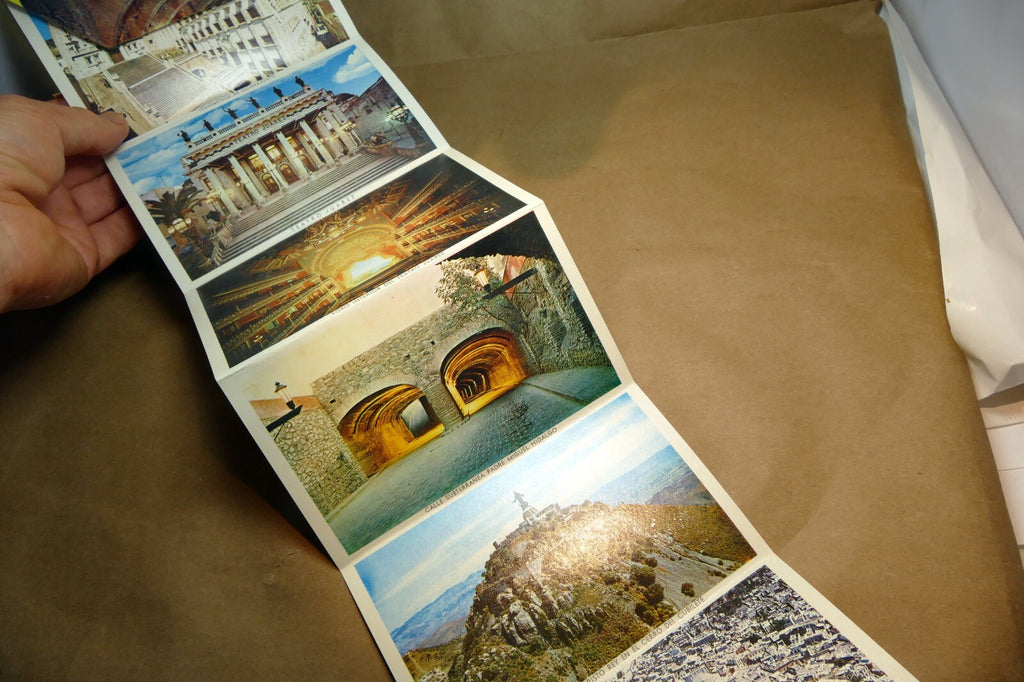 1970's mexico postcard pack of 7 unposted guanajuato gto panoramic scenic