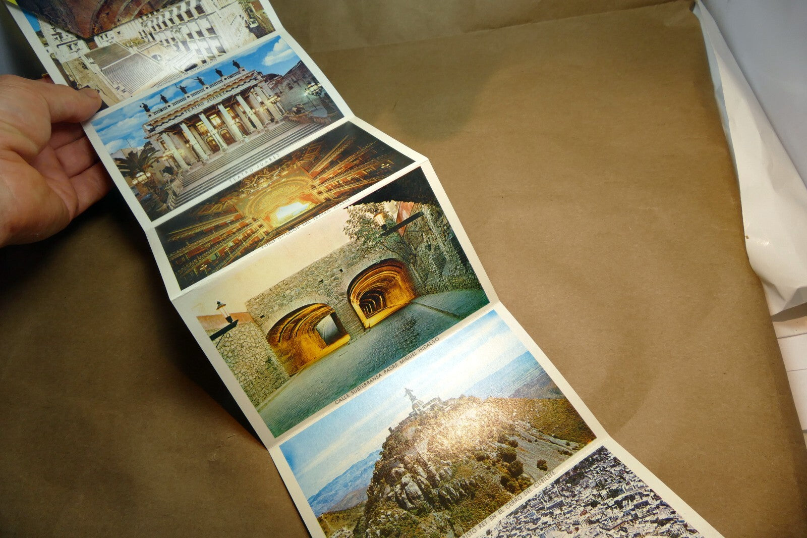 1970's mexico postcard pack of 7 unposted guanajuato gto panoramic scenic