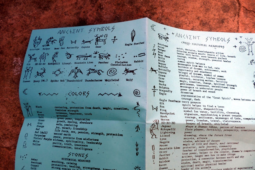 Antient Symbols Cross Cultural Meanings Native American Tribal Brochure