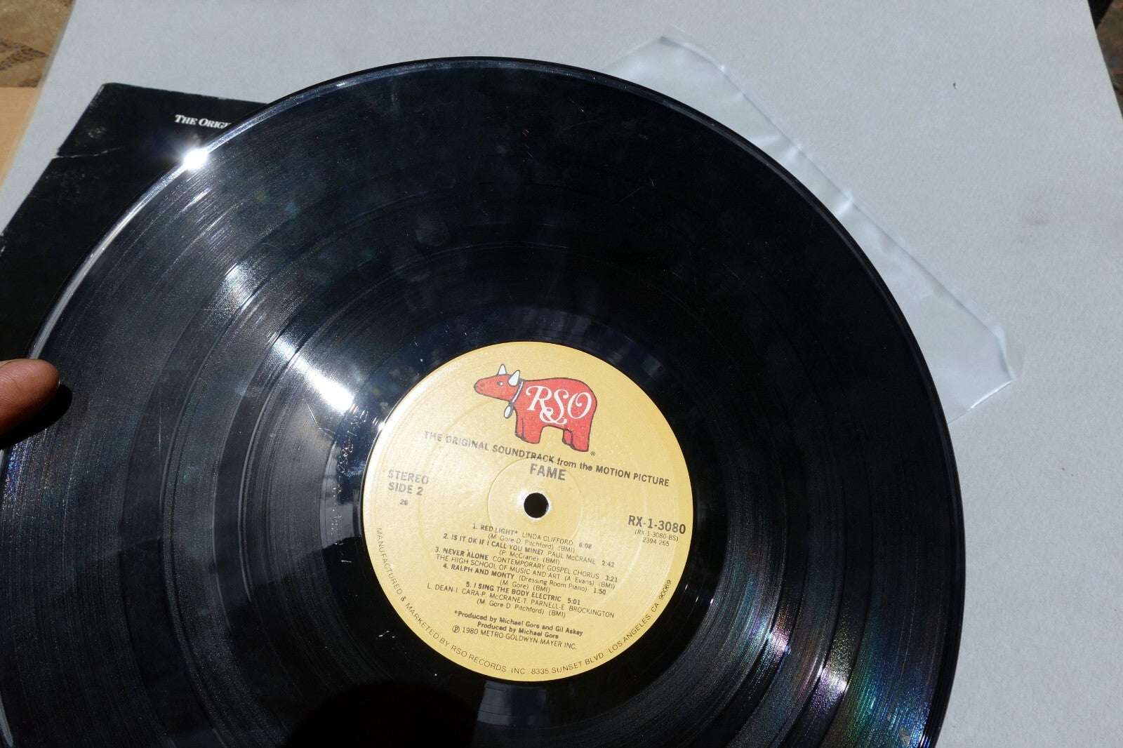FAME - Original Soundtrack - Vinyl LP  1980  MGM  RX-1-3080 Alan Parker
