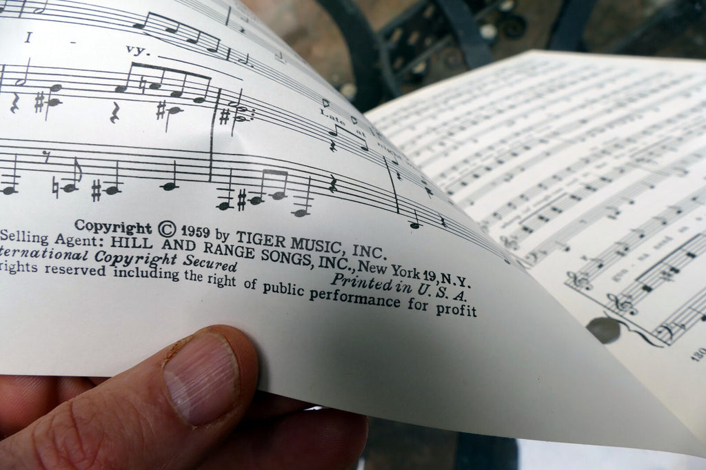 Poison Ivy The Coasters  by Jerry Leiber Mike Stoller   1958 Sheet Music