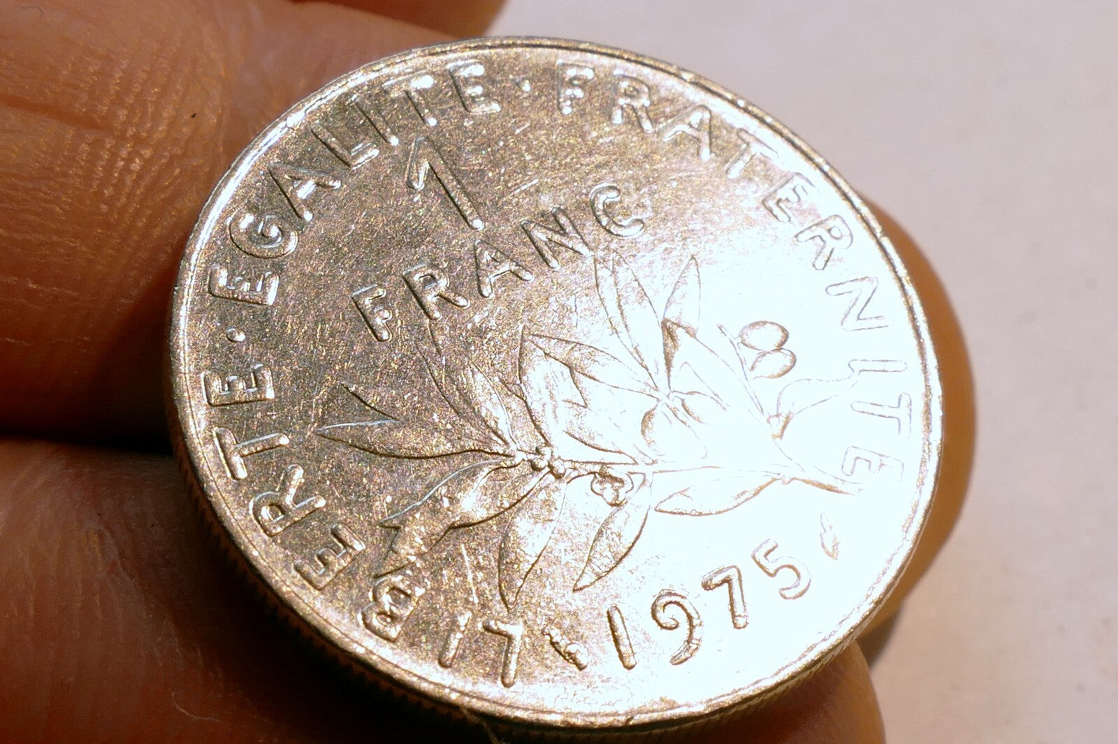 Republique Francais  1 Franc 1975 coin France