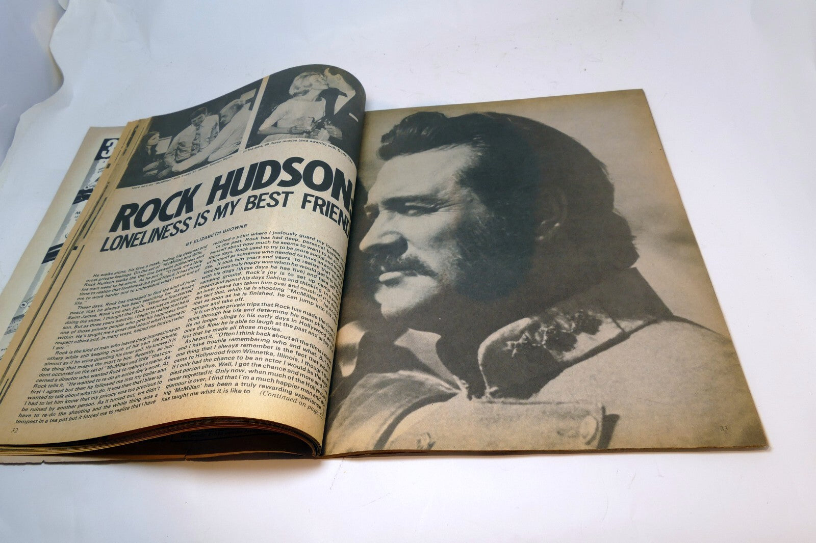 1974 August TV-MOVIES TODAY MAGAZINE ELVIS Hurt, Liz Taylor, Barbara Steals Cher