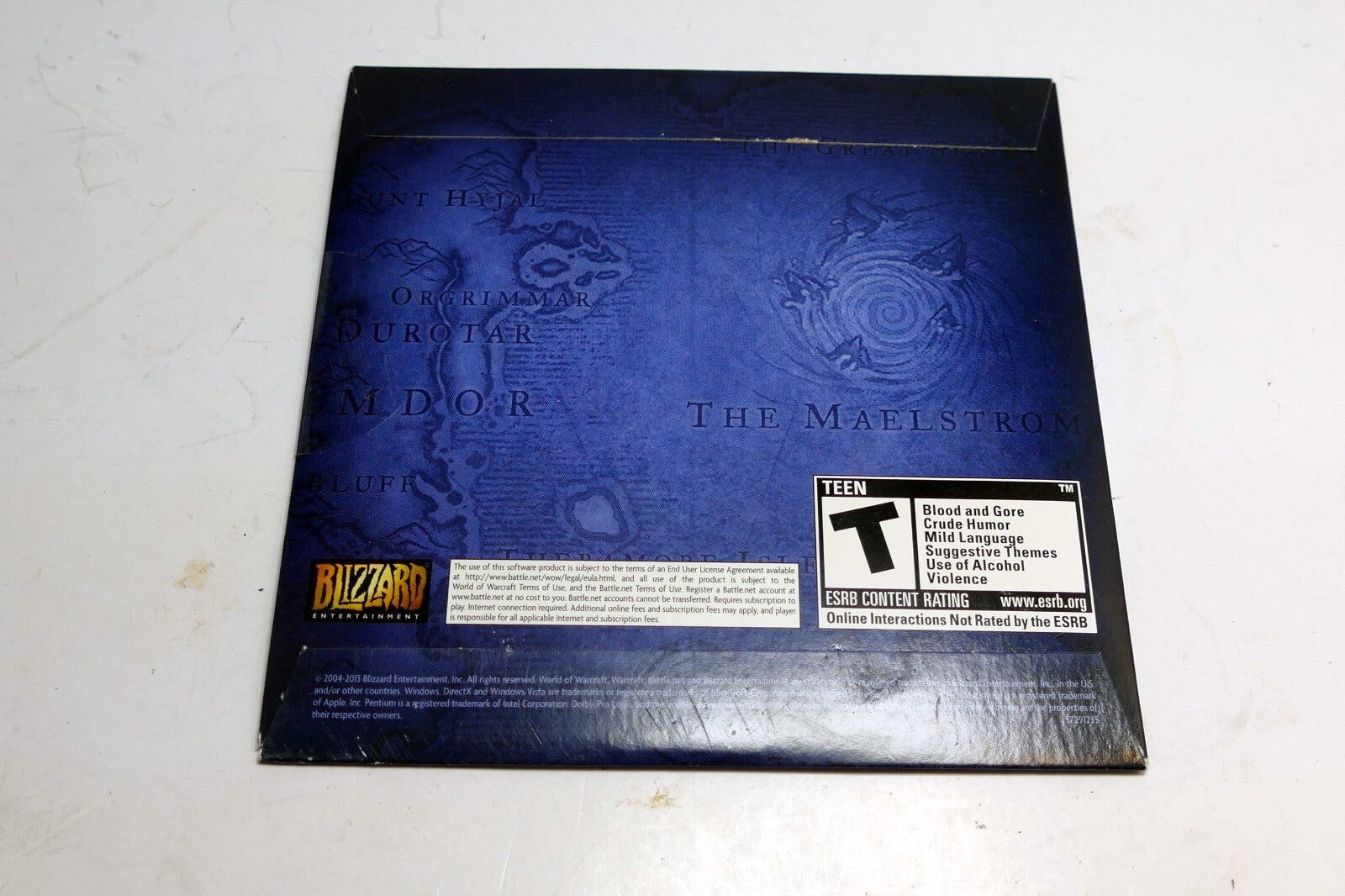 2008 Blizzard World of Warcraft: Wrath of the Lich King PC Game DVD-ROM Disc 1/2