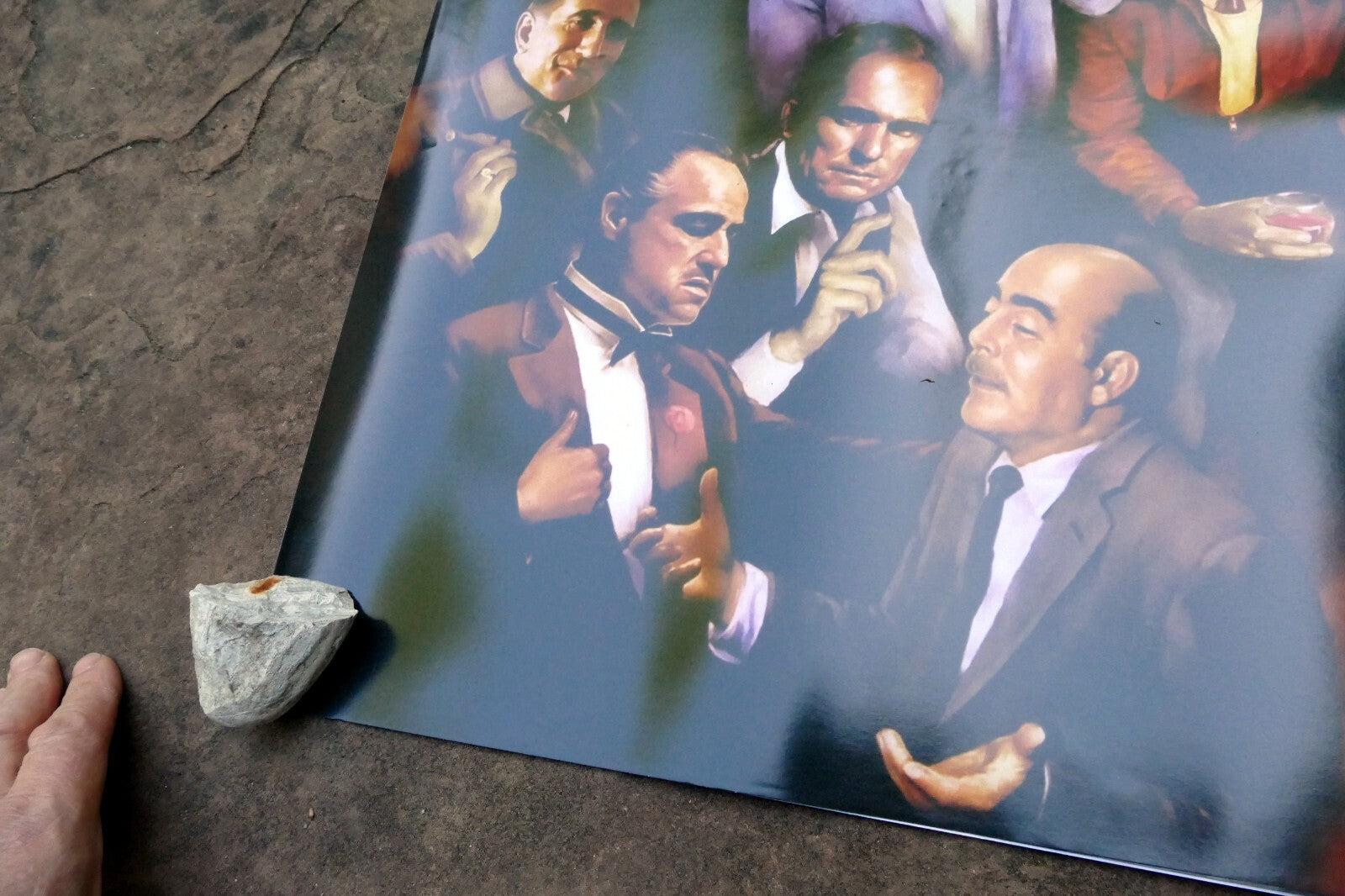 THE MEETING - TV & MOVIE GANGSTER Mafia Cosa Nostra 24x36" Large wall poster