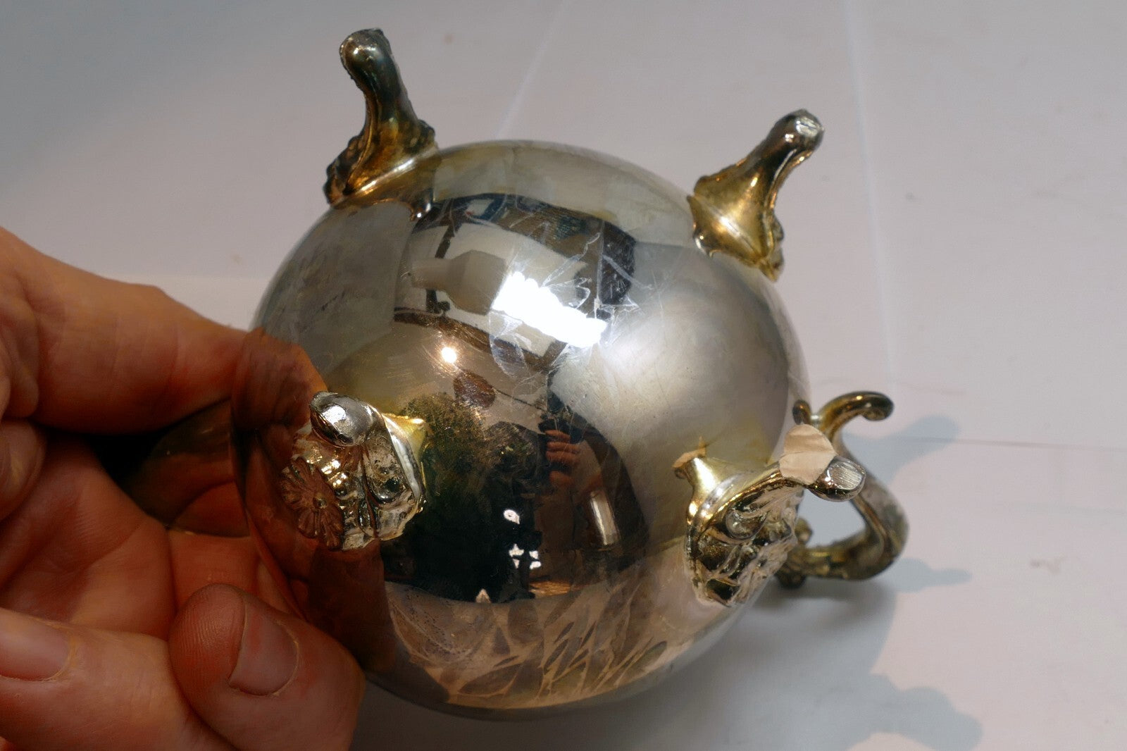 SILVER  PLATE  CREAMER  made in Indonesia
