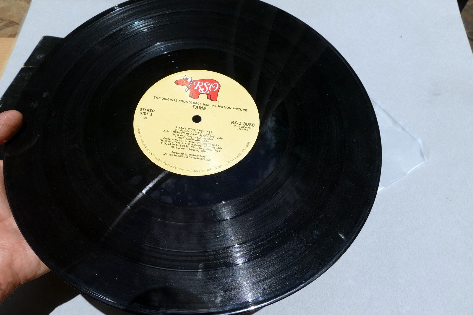 FAME - Original Soundtrack - Vinyl LP  1980  MGM  RX-1-3080 Alan Parker