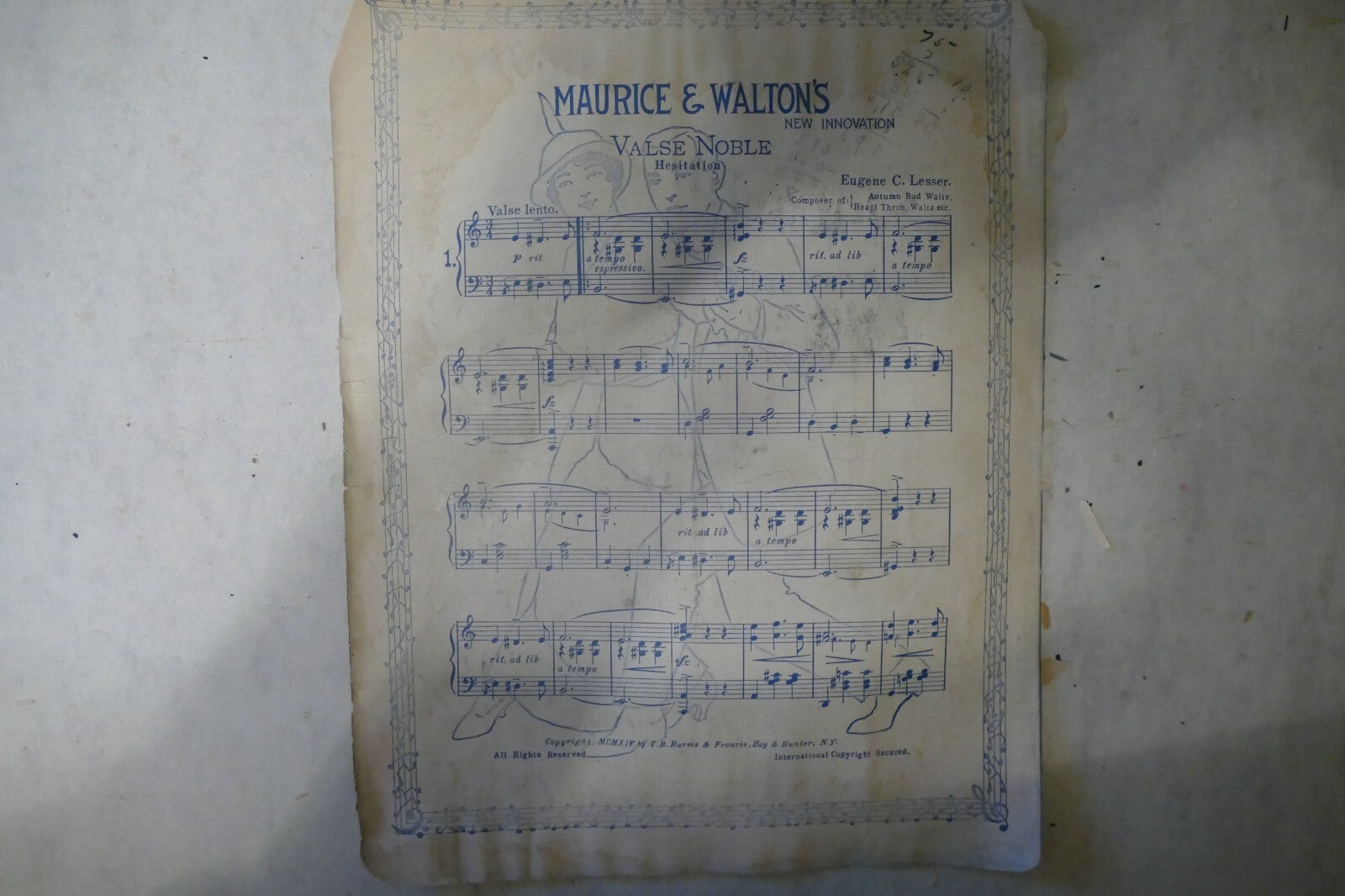 Come On Over Here, 1913, by Jerome Kern and Harry B. Smith, from "The Doll Girl"