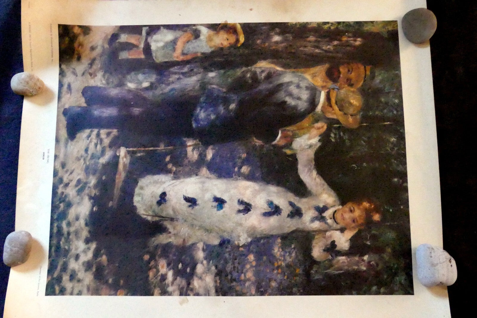 Auguste Renoir G-1152 "The Swing" POSTER Shorewood Press SPADEM 1960