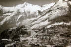 Hoher tenn alps austria postcard 1940's   unposted