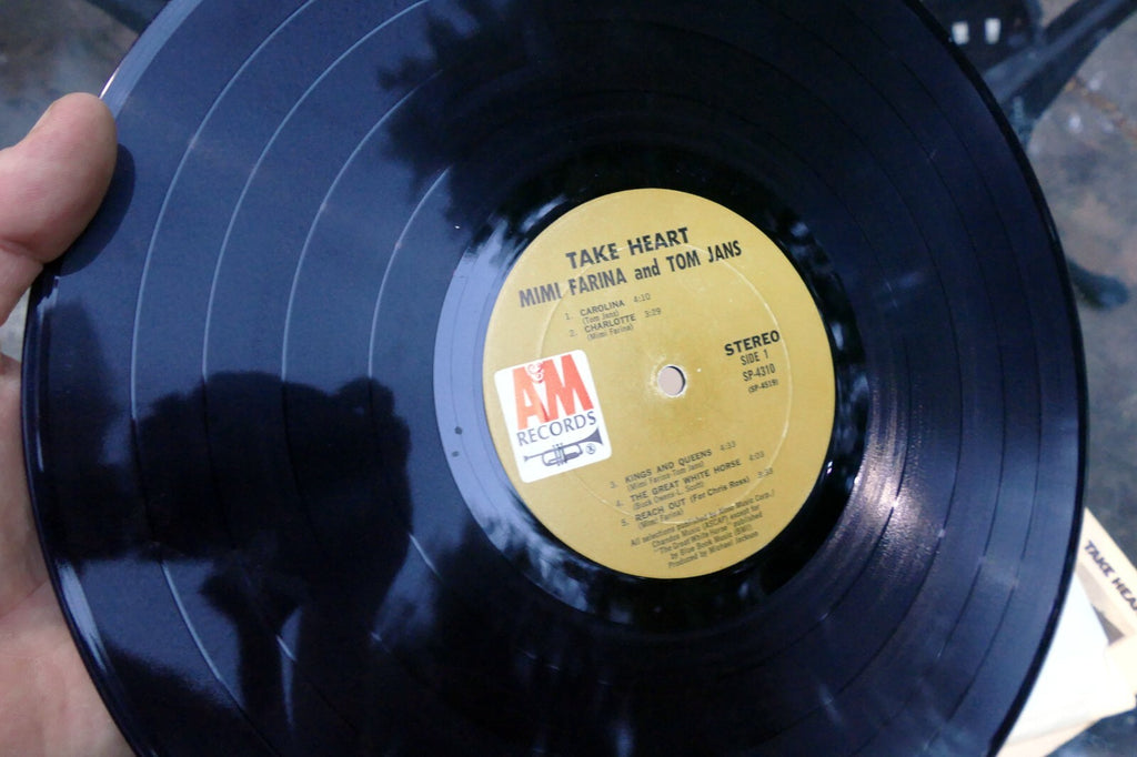 Mimi Farina And Tom Jans - Take Heart LP   SP 4310 A&M 1971 Vinyl Record