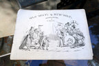 Old WAY'S & NEW WAY'S HENRY HEATH CARICATURE PRINT Title page 1840 Victorian