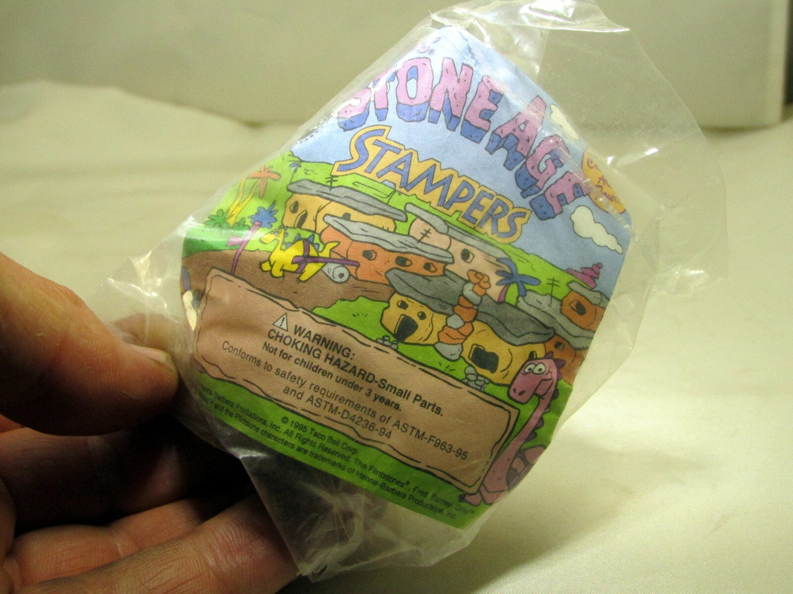 1995 Taco Bell 1995 Flintstones Stone Age Stampers