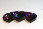 Fashion Sweet Heart Clip Elegant Hair Grab Clip  Sequins  multi color rainbow