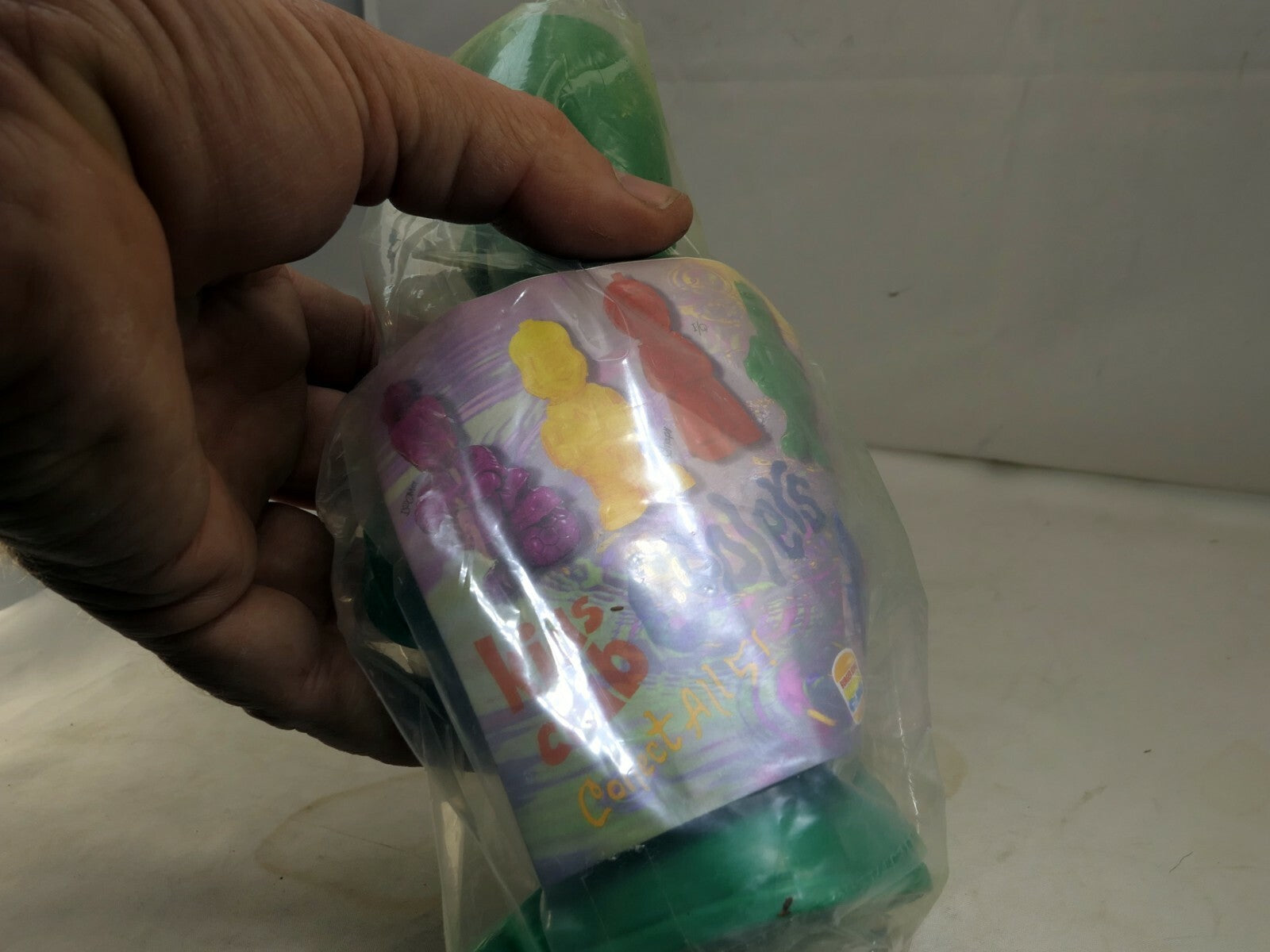 1995 BURGER KING KIDS CLUB COOLER “JAWS” Green Happy meal