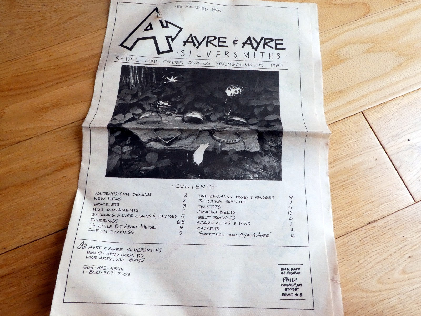 Ayre & Ayre Silversmiths Retail Mail order Catalog 1989 Sping/ Summer vintage