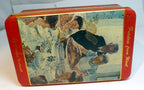 Norman Rockwell Tin empty container family dinner Thanksgiving Freedom from want