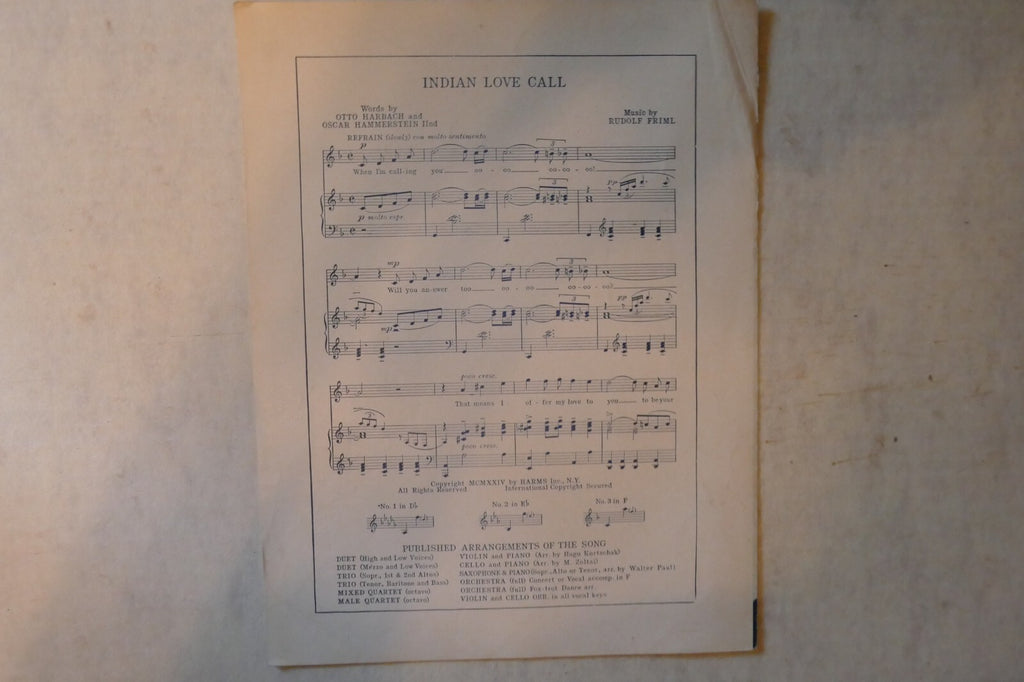 Deep In Your Eyes, 1932, by Harry Warren and Mort Dixon, Harms Incorporated