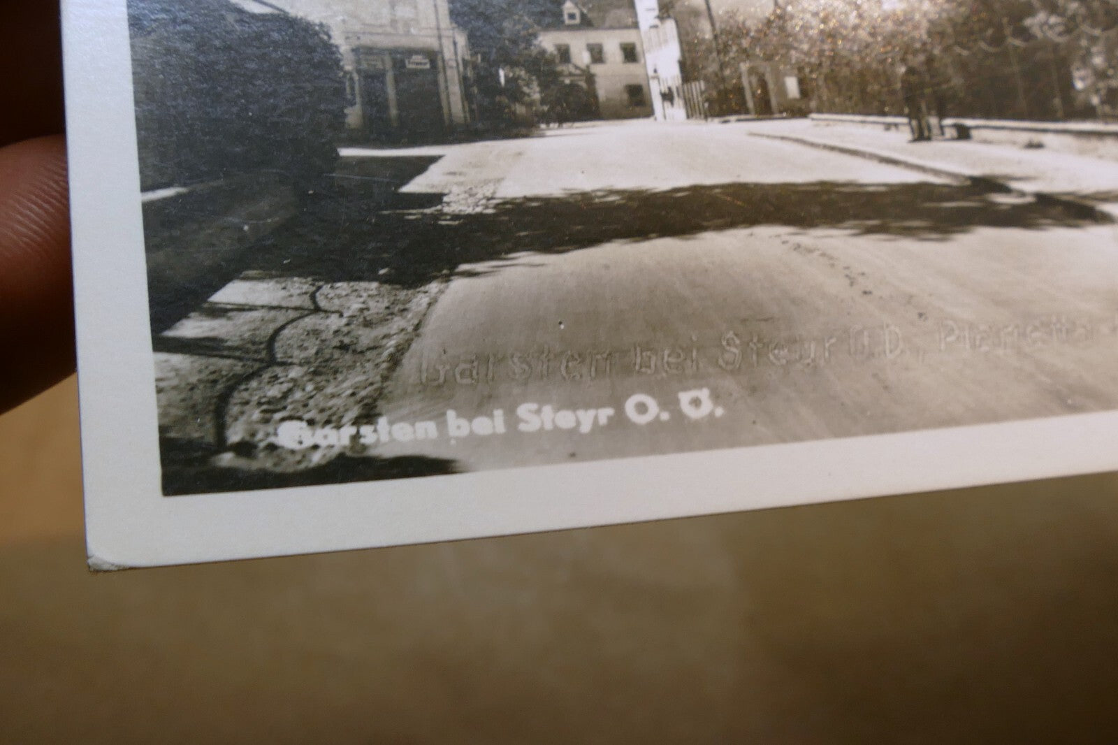 Garsten bei Steyr postcard Black & white Oberösterreich 1920's - unposted