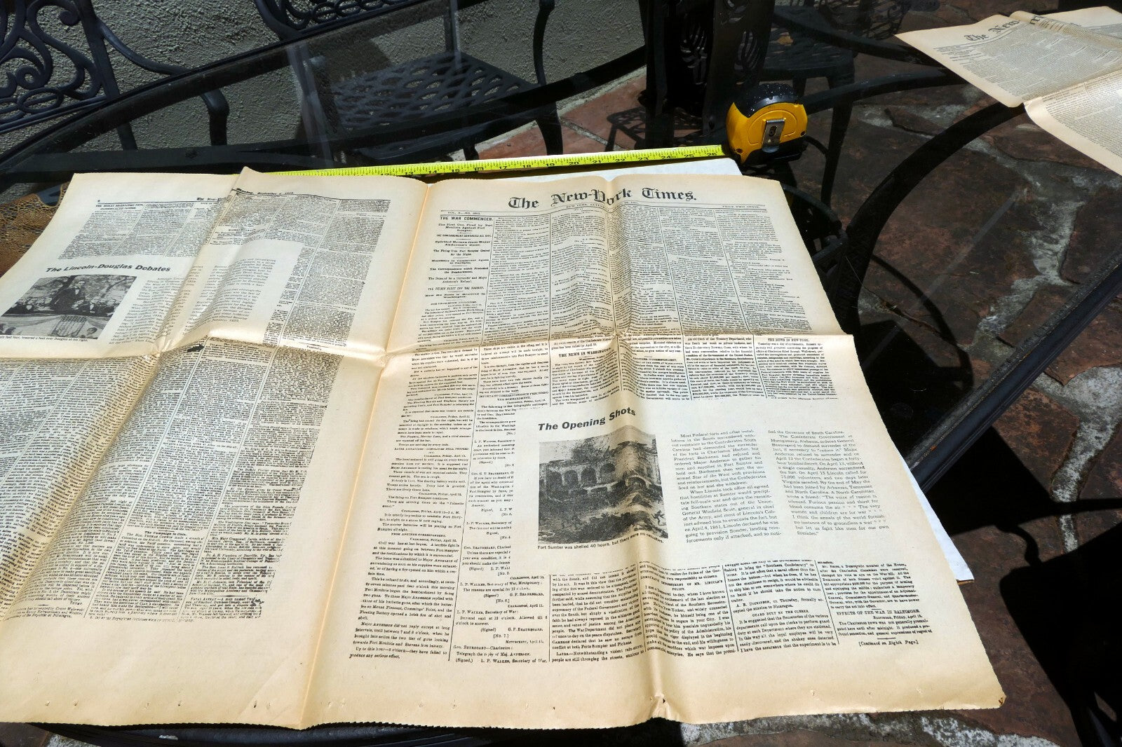 New York Times April 20, 1861 - Reprint - Civil War