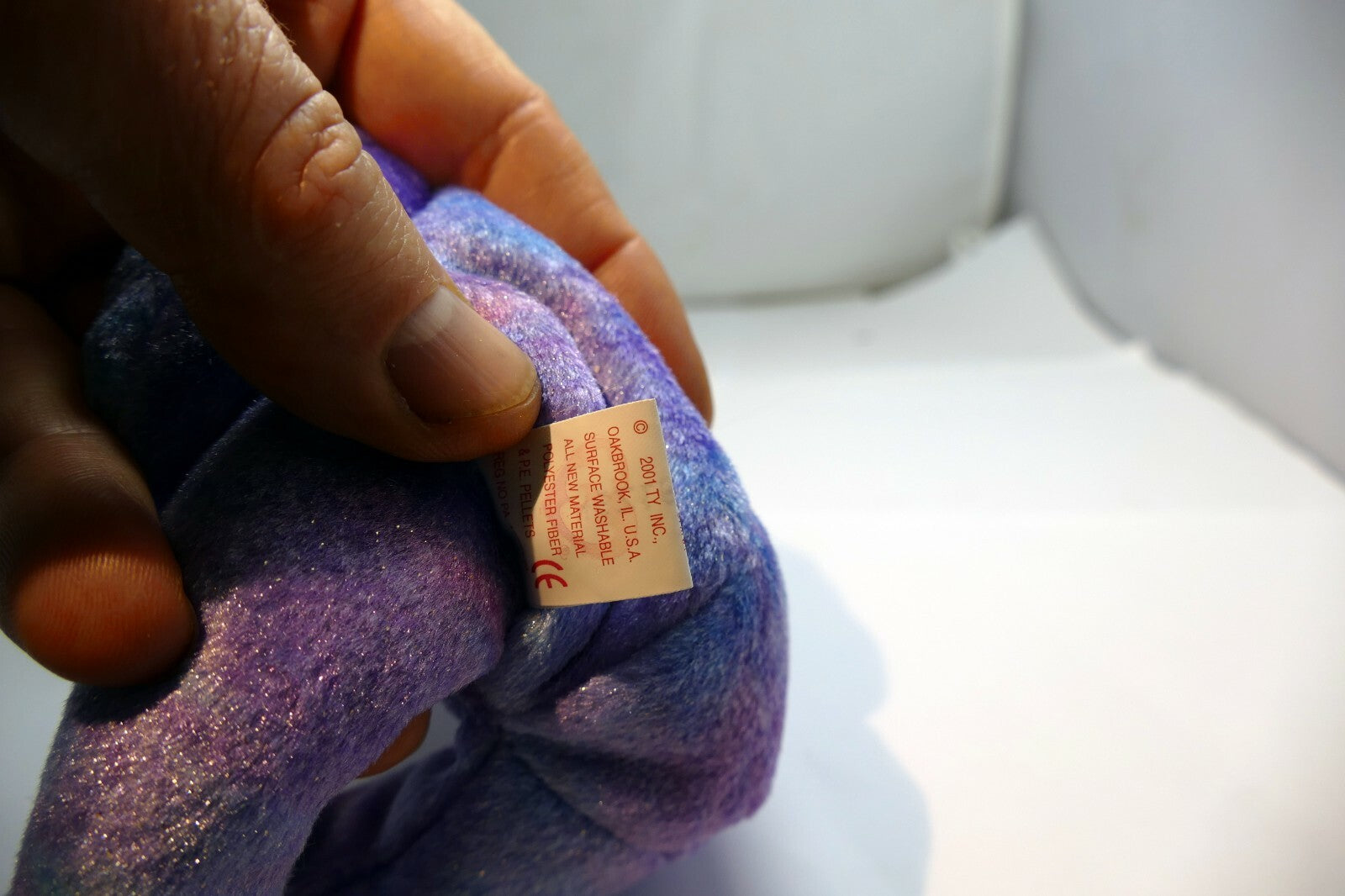 Retired Ty Beanie Babies Clubby IV  Bear  Beanbag Plush Stuffed Toy 2001