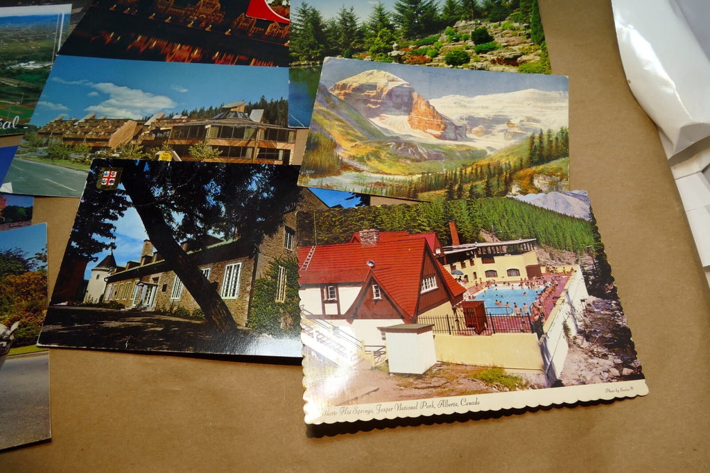 Mix lot of posted Postcard from Canada lot of of 12  1990's
