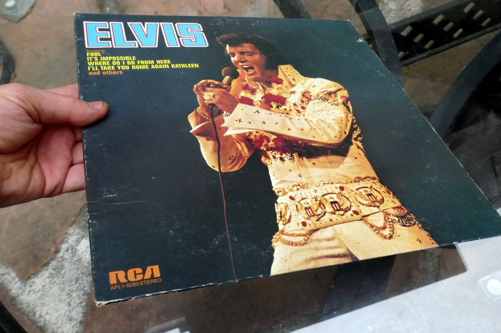 1973 Elvis Presley Elvis APL1-0283 Stereo  - ALBUM ART COVER ONLY