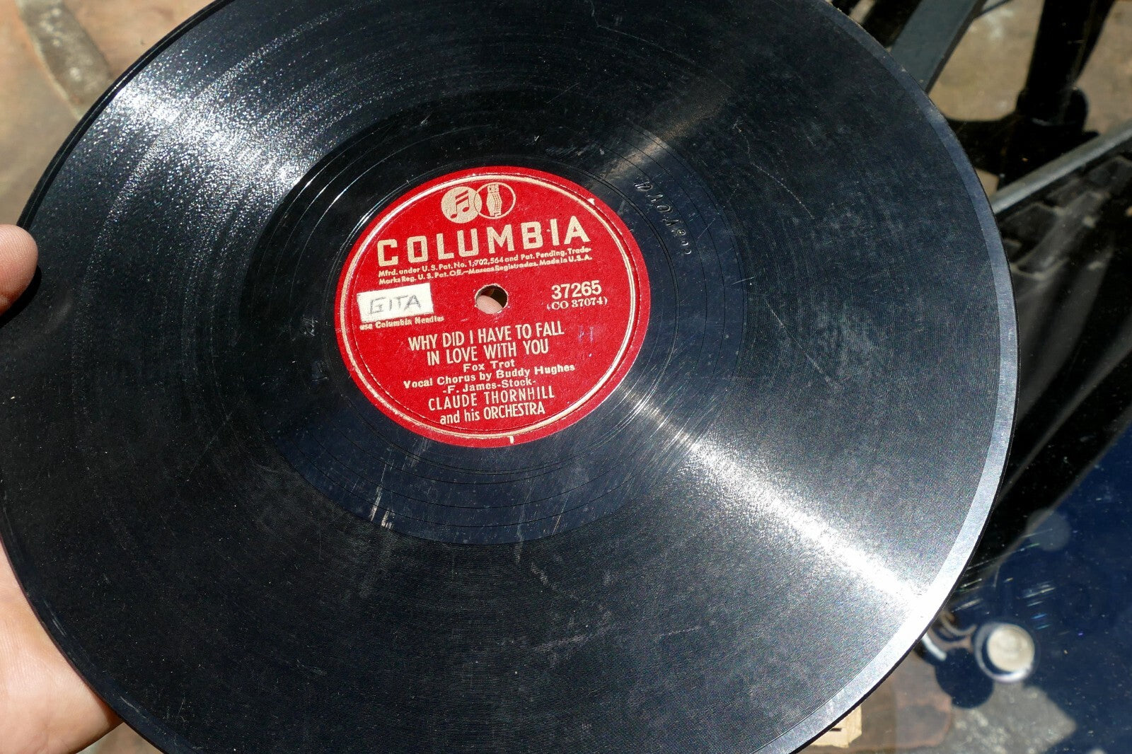 10" Claude Thornhill And His Orchestra ‎Far Away Island Why Did Fall 37265 1947