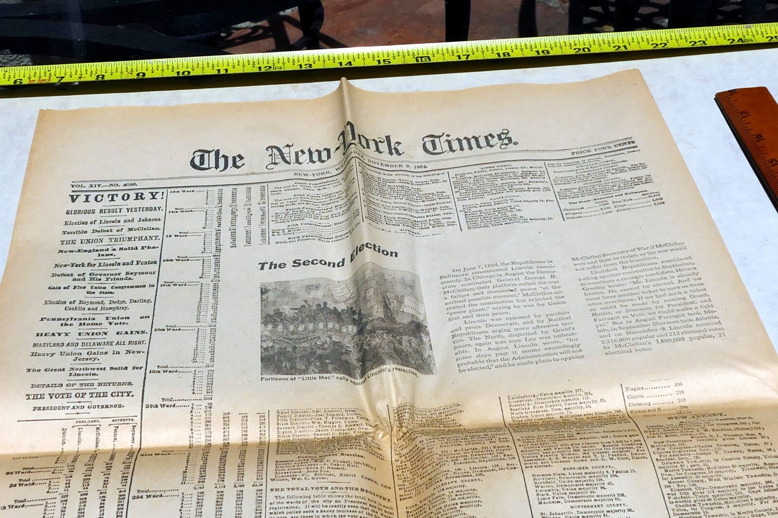 New York Times Sept 3 1864 - Reprint, Atlanta's Destruction by Sherman, Mobile
