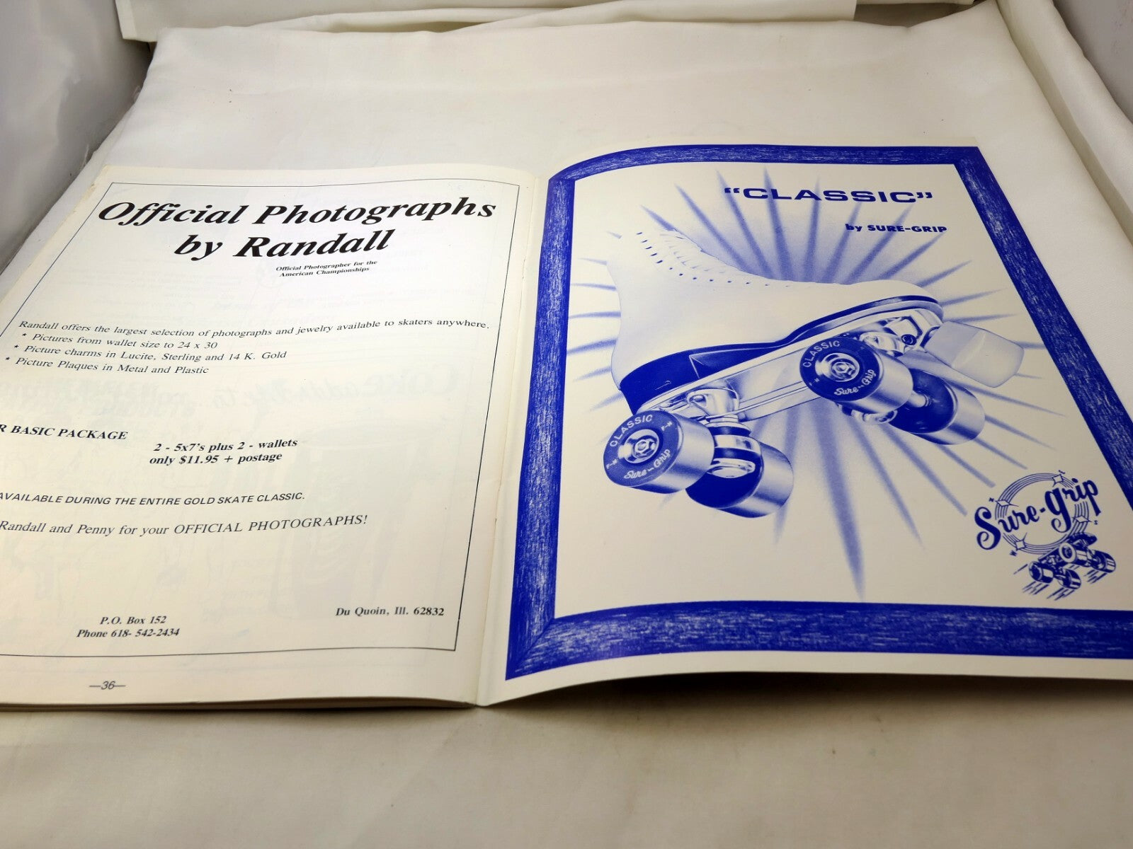 Gold Skate Classic 12th 1977 Program competition  BOOK BROCHURE