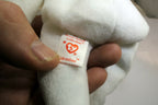 Ty Beanie Babies Valentino Teddy Bear 1993-1994 errors Brown Nose style 4058