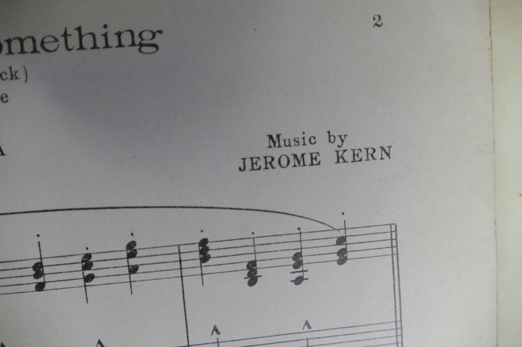 That Little Something 1927 by Jerome Kern and others from Lucky, T. B. Harms Co.
