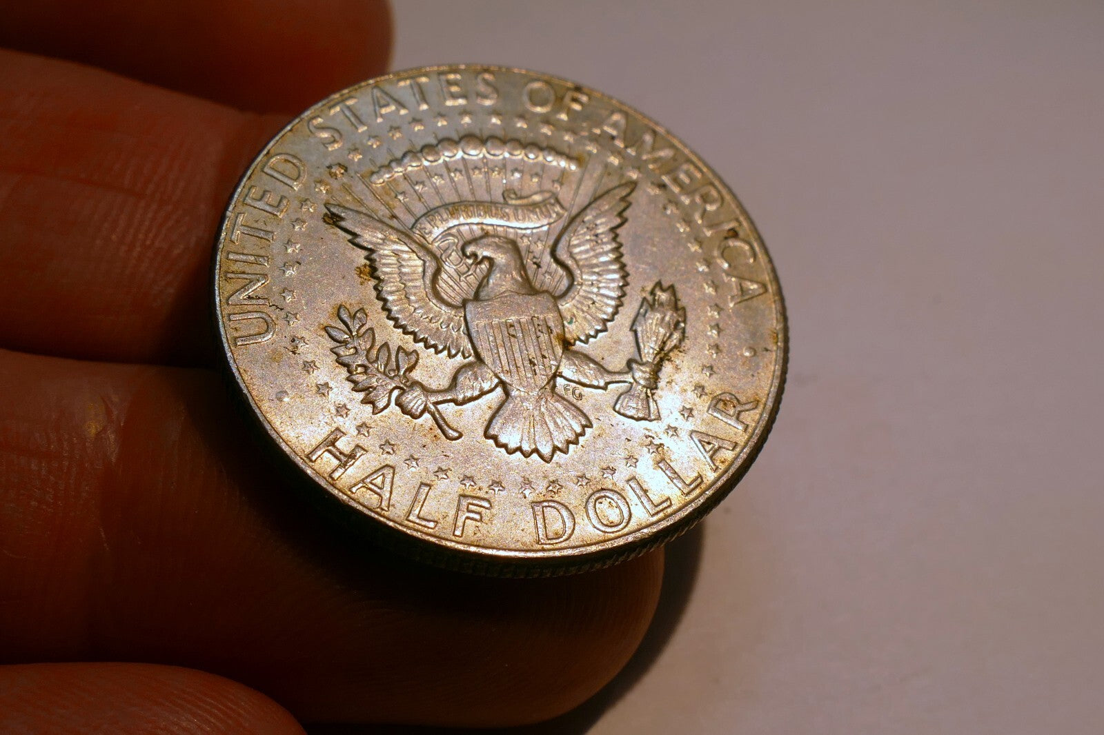 1969 - D Kennedy  half dollar coin US 40 % SILVER 60 % Copper