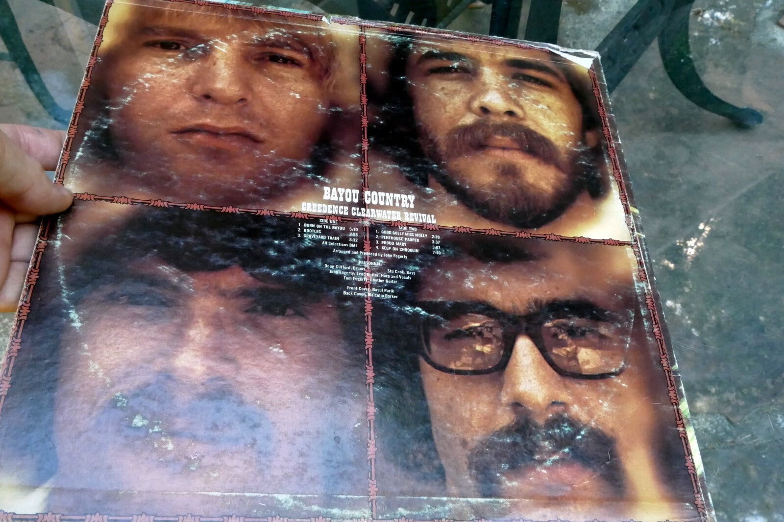 Creedence Clearwater Revival Bayou Country LP 1969 original Fantasy Record #8387