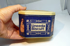 Uneeda Biscuits Tin Depicts 1923 Art Tin octagonal empty container boy