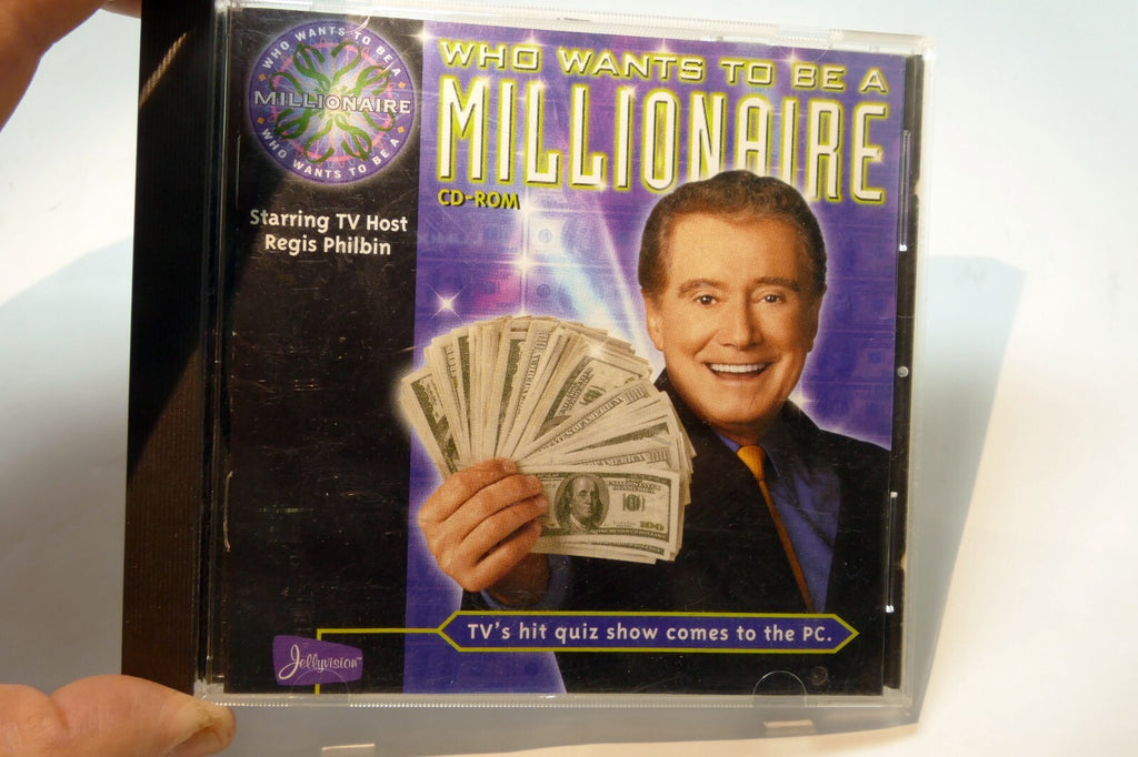 Who Wants to be a Millionaire CD ROM PC Interactive Regis Windows 95 98