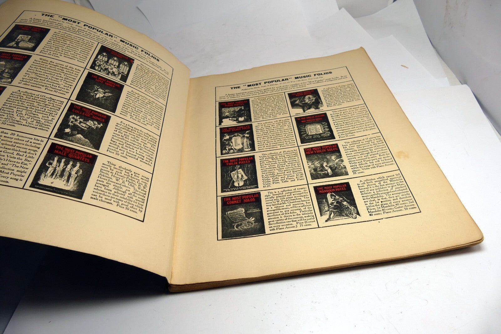 Most Popular Drawing Room and Concert Songs Sheet Music Book for High Voice 1912