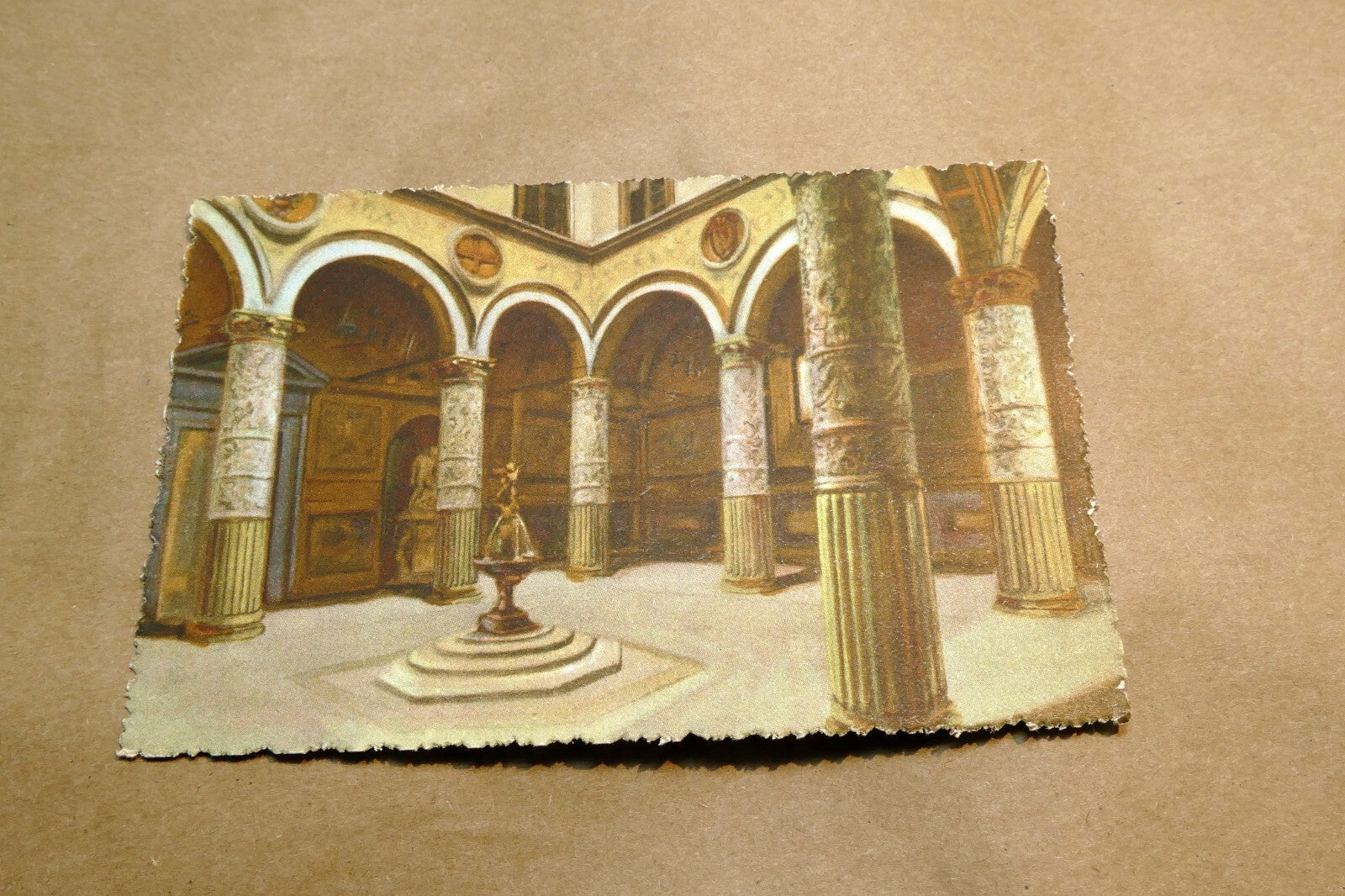 Firenze Palazzo Vecchio Cortile Italy 1910c postcard - unposted